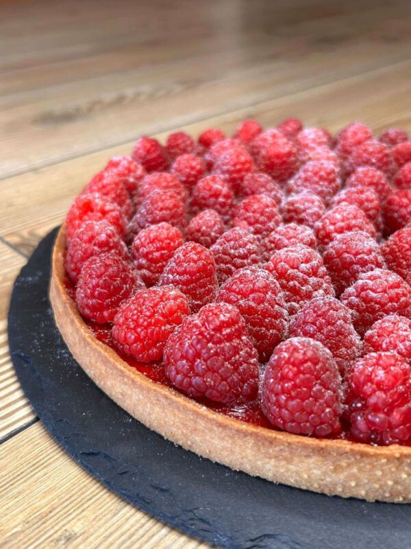 Tarte aux framboises