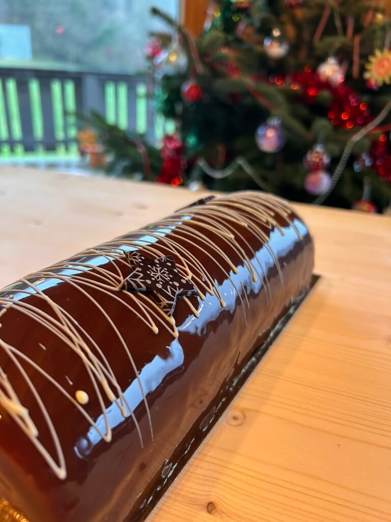 Bûche de Noël Trois Chocolats